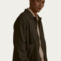 Charcoal Flannel Overshirt | Bombinate Charcoal Flannel Overshirt | Bombinate